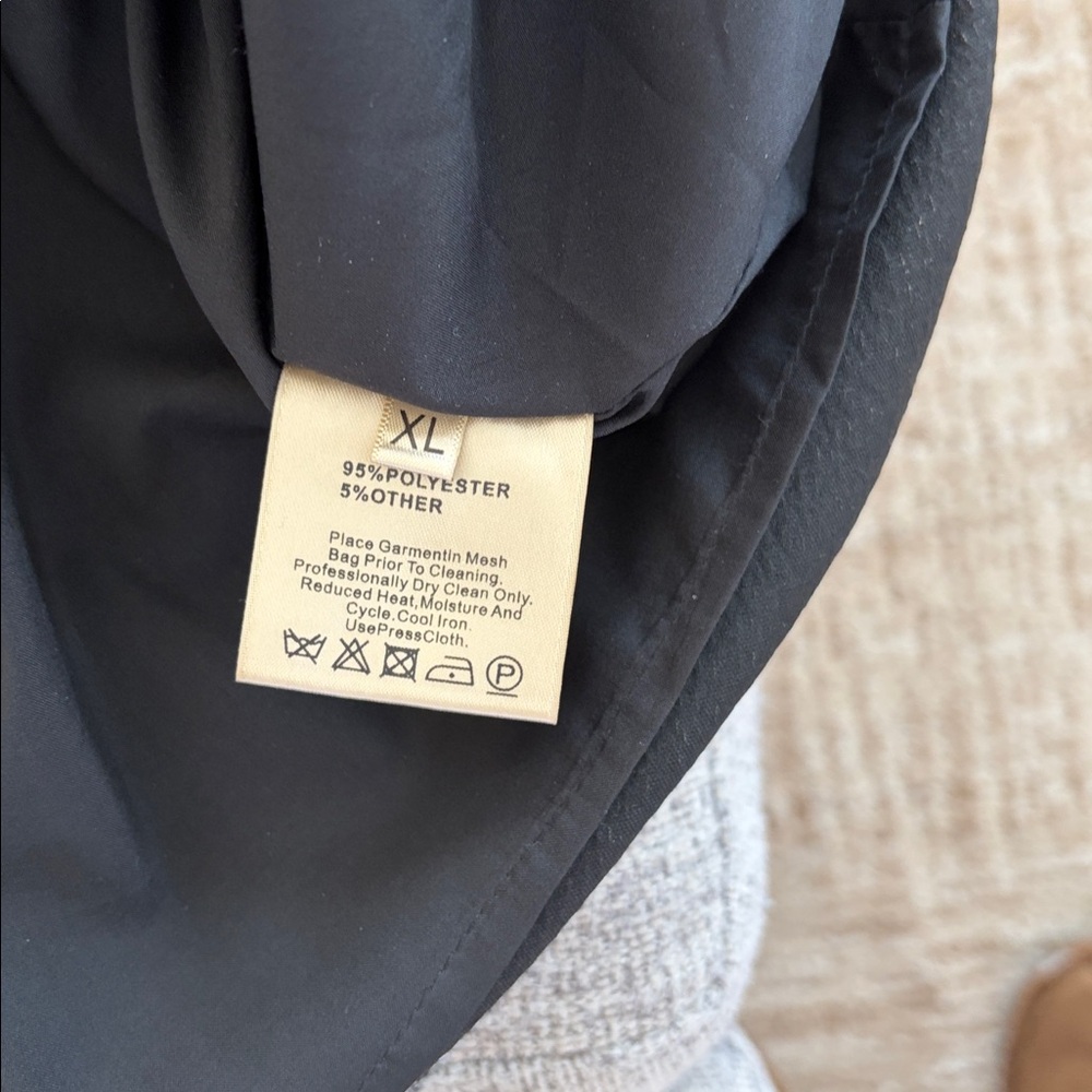 Gray Tweed Dress with Gold Accents - Picture 3 of 3